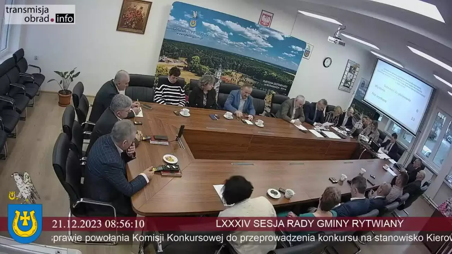 LXXXIV sesja Rady Gminy Rytwiany - 21.12.2023 r.