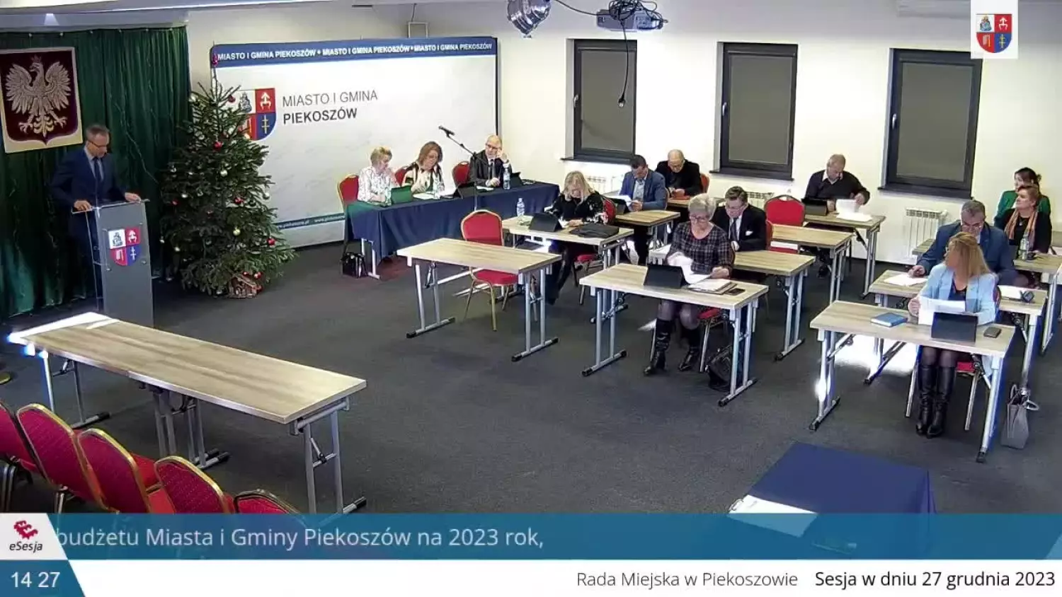 LXVII Sesja Rady Miejskiej w Piekoszowie - 27.12.2023