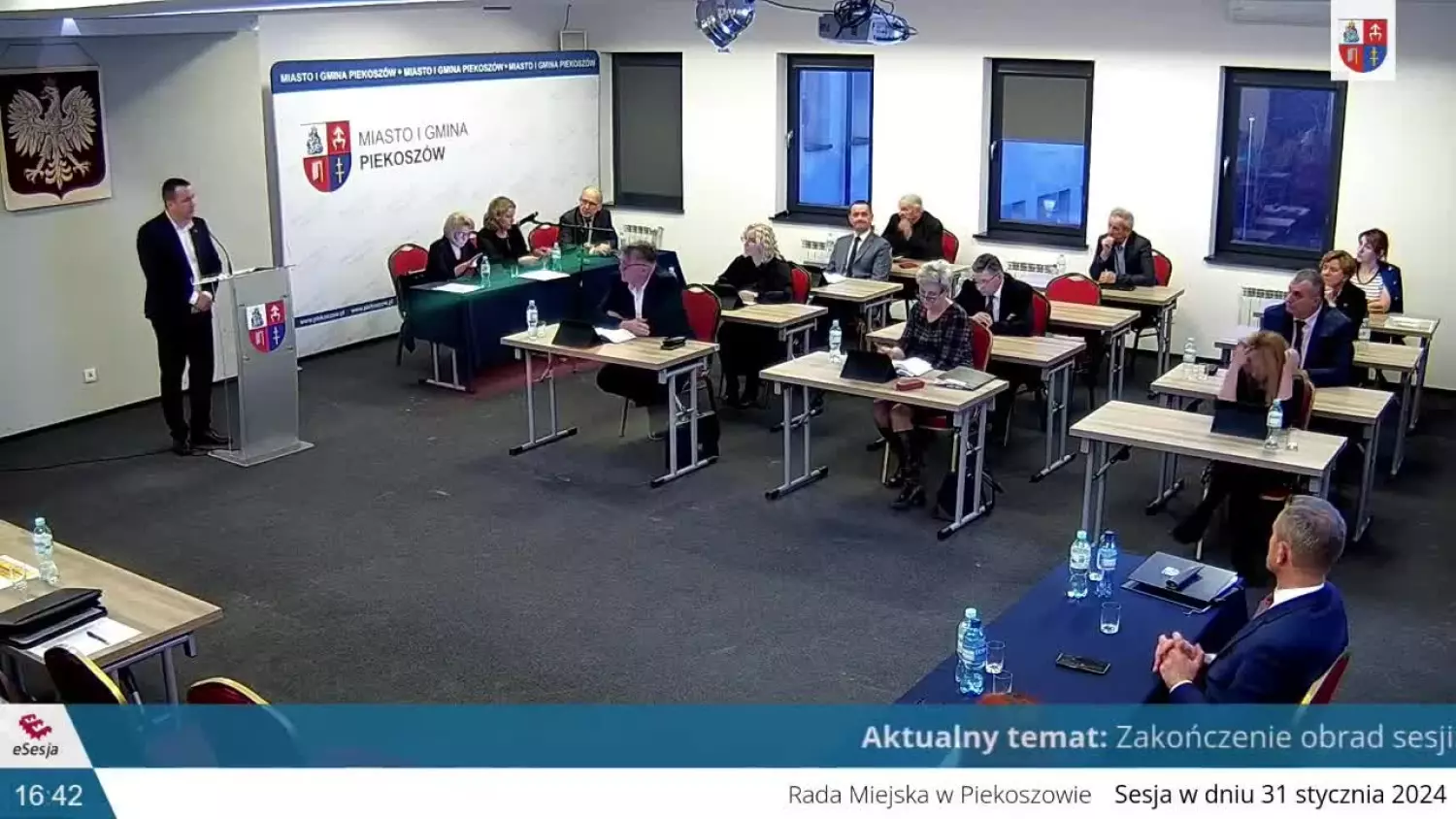 LXIX Sesja Rady Miejskiej w Piekoszowie - 31.01.2024