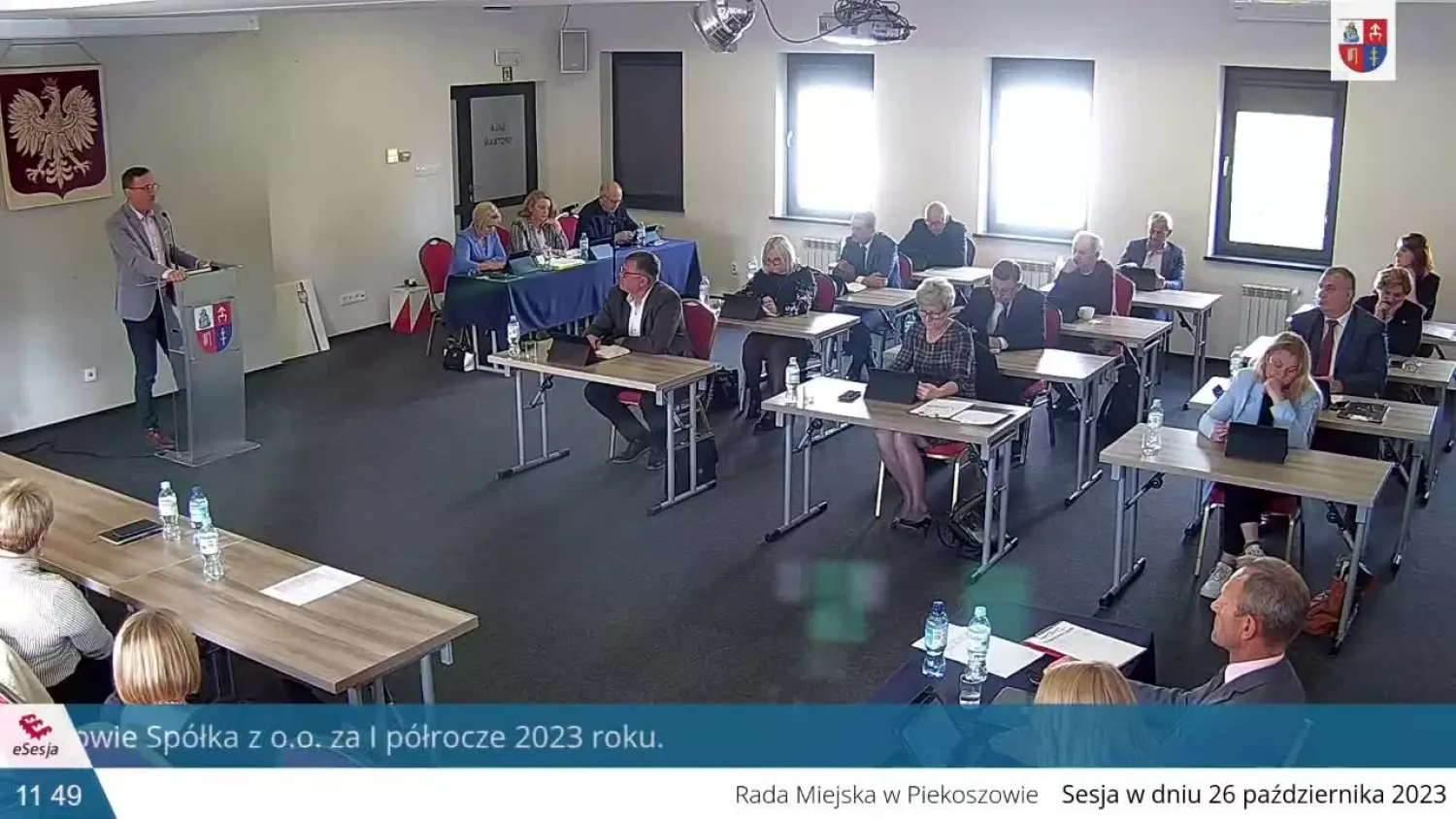 LXIV Sesja Rady Miejskiej w Piekoszowie - 26.10.2023