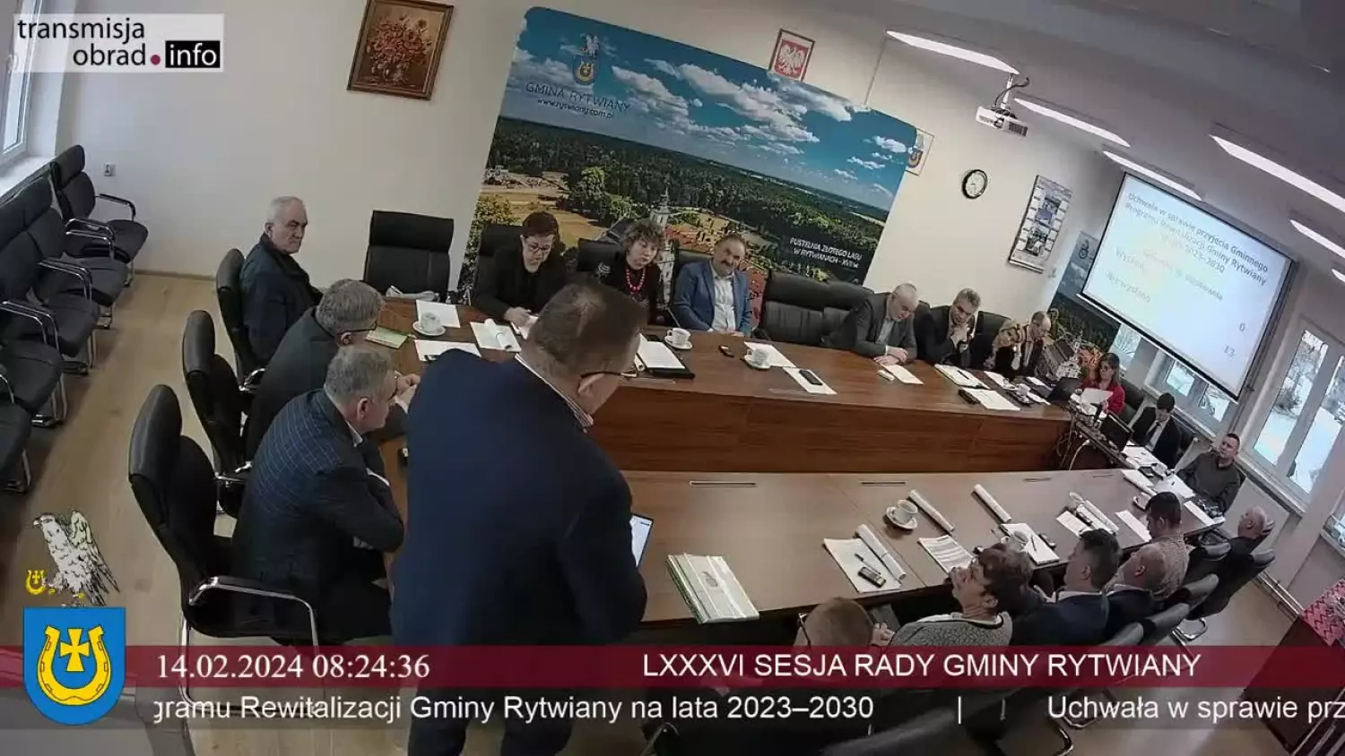 LXXXVI sesja Rady Gminy Rytwiany - 14.02.2024 r.