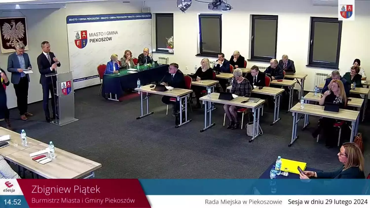 LXX Sesja Rady Miejskiej w Piekoszowie - 29.02.2024