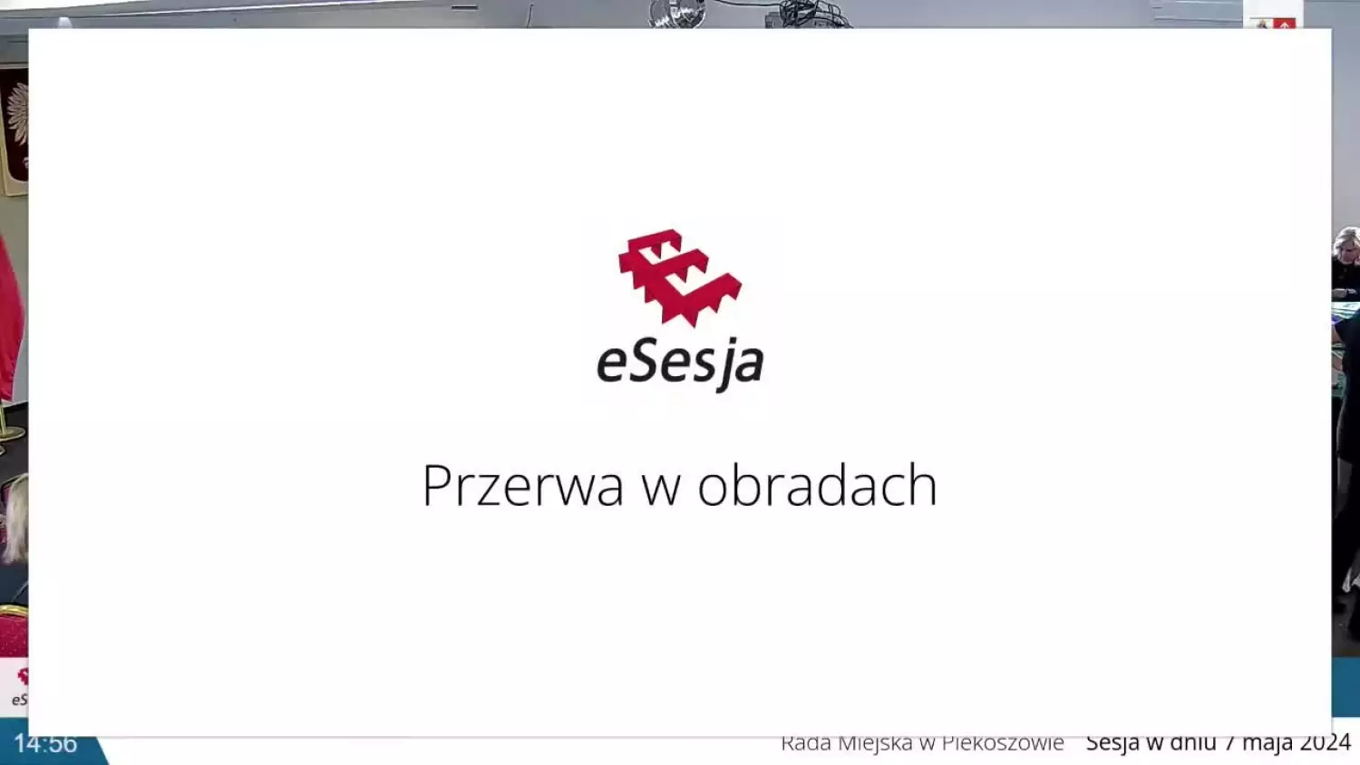 I Sesja Rady Miejskiej w Piekoszowie - 07.05.2024
