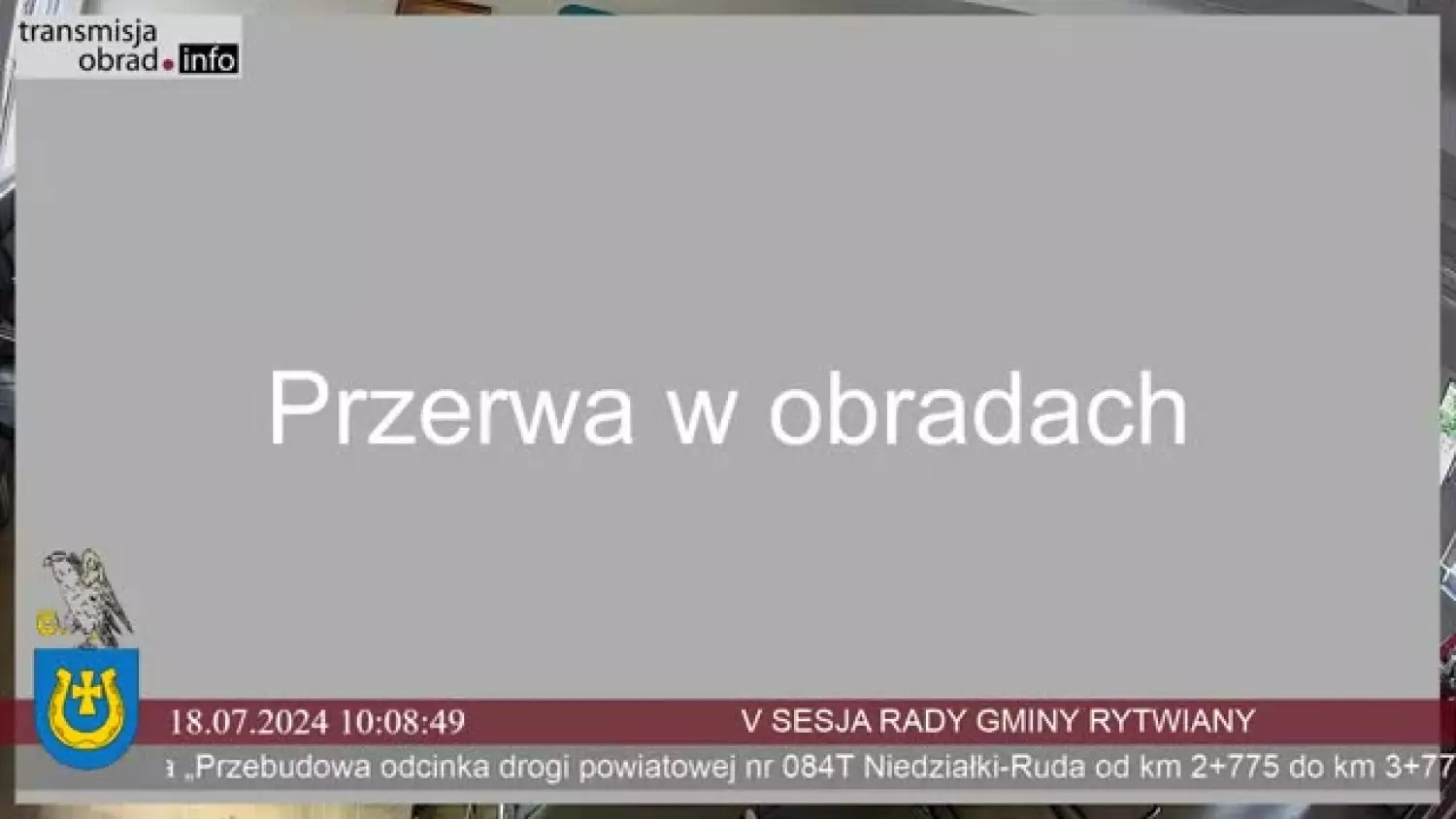 V sesja Rady Gminy Rytwiany - 18.07.2024 r. cz. 2