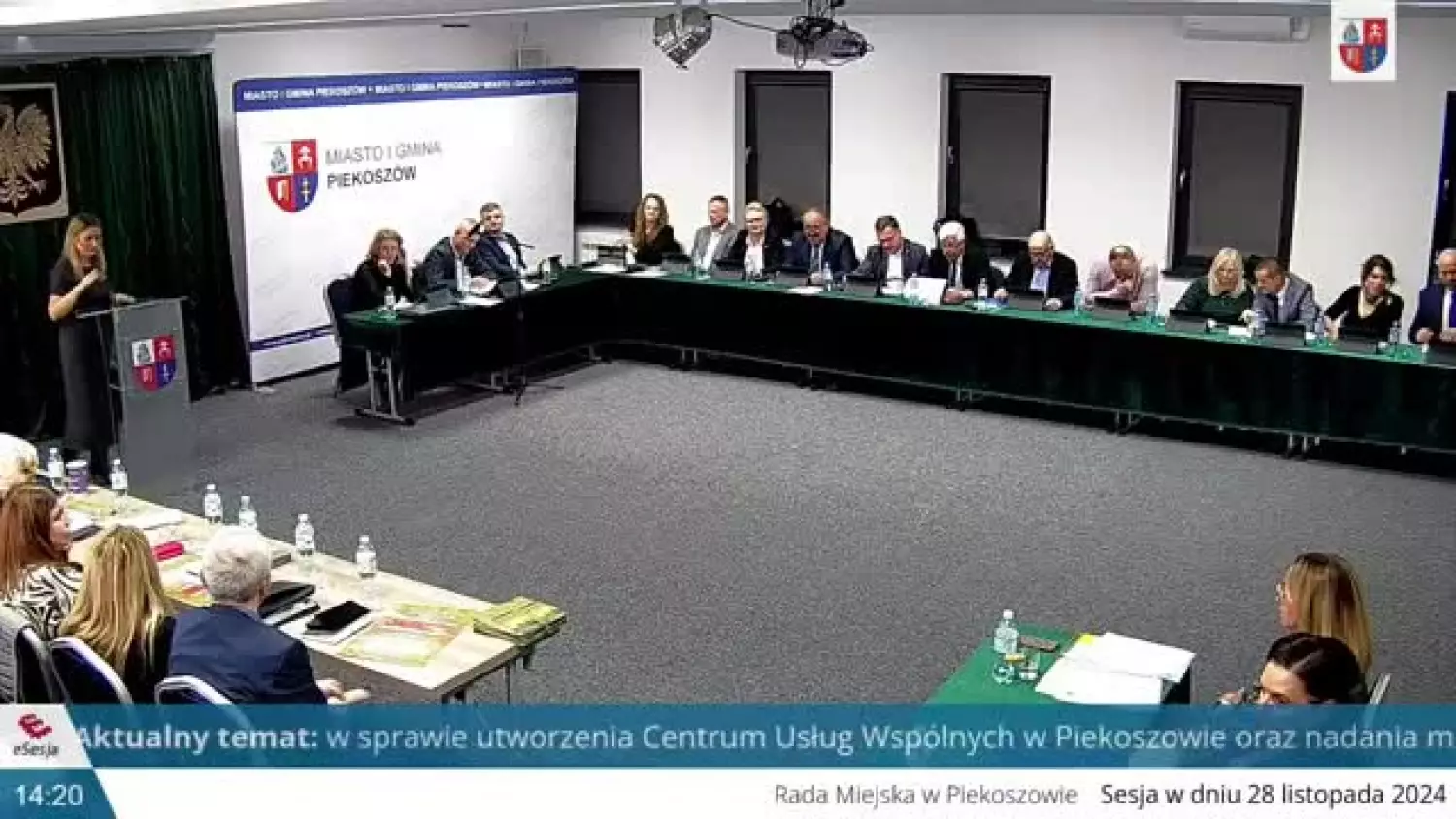 VIII Sesja Rady Miejskiej w Piekoszowie 28.11.2024 r.