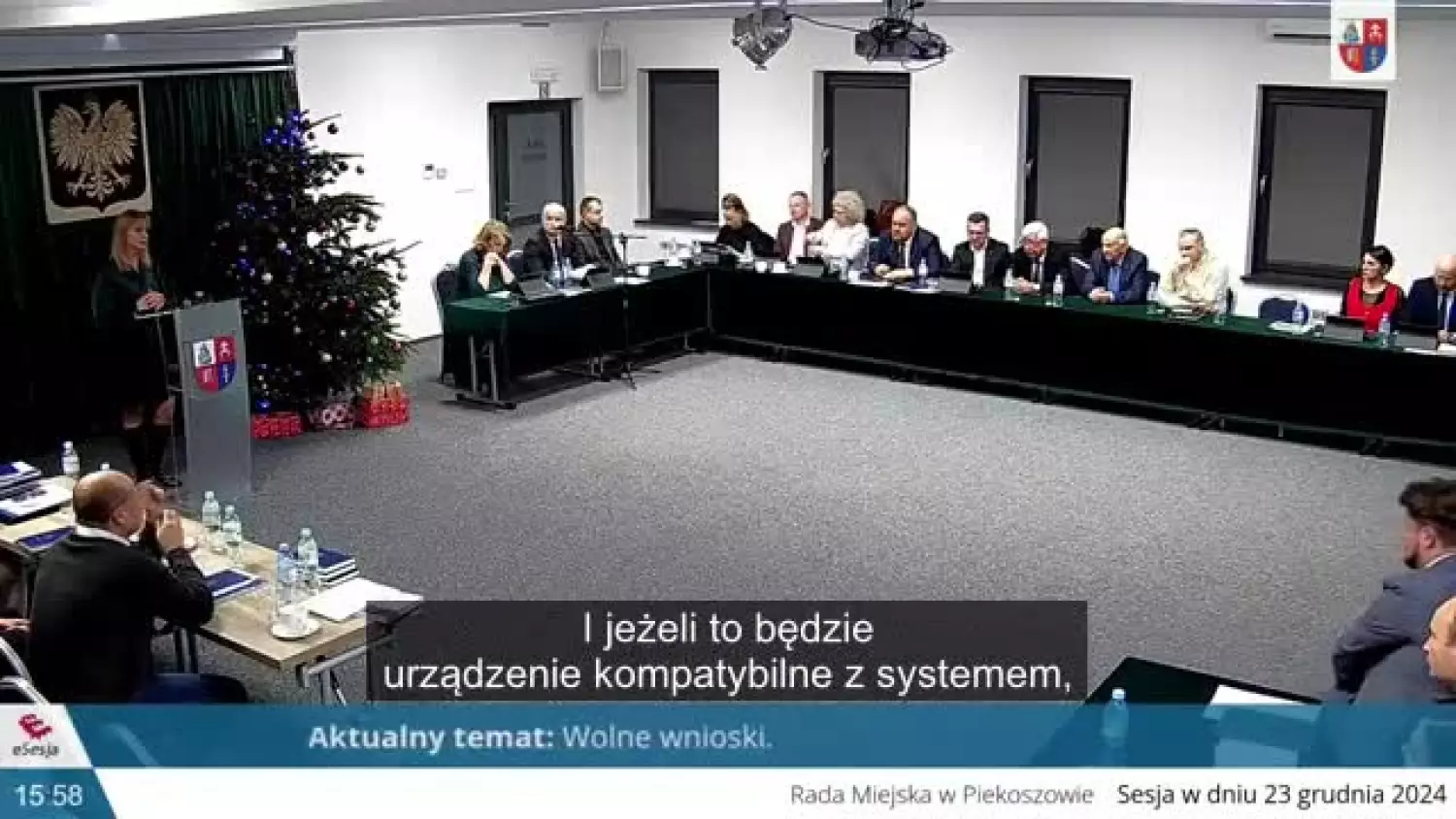 IX Sesja Rady Miejskiej w Piekoszowie 23.12.2024 r. cz 4