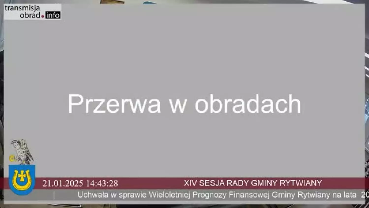 XIV sesja Rady Gminy Rytwiany z 21.01.2025 r.