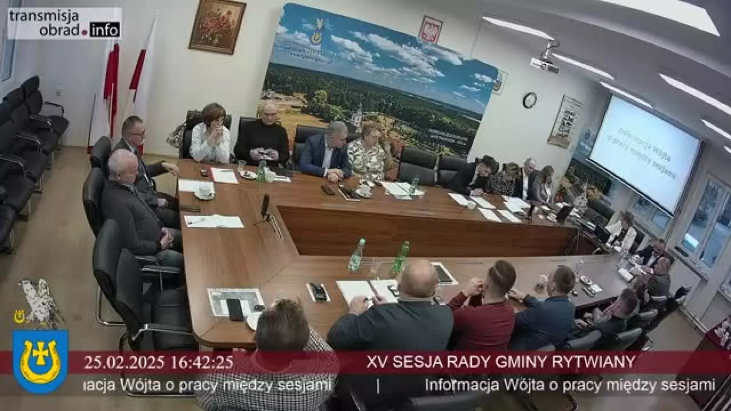 XV sesja Rady Gminy Rytwiany - 26.02.2025 r.