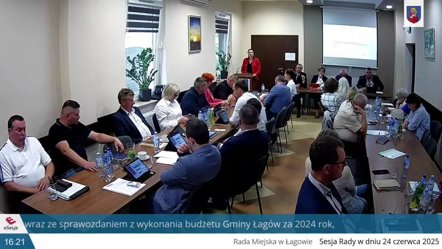 XX sesja Rady Miejskiej w Łagowie w dniu 24.06.2025 r.