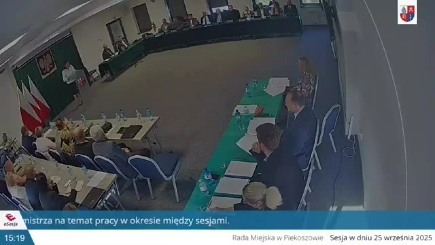 XIX Sesja Rady Miejskiej w Piekoszowie 25.09.2025 r. - cz.1
